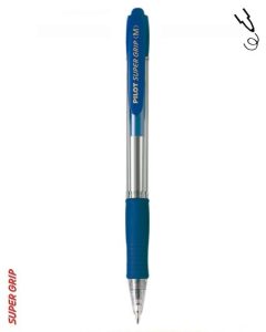 Στυλό SUPER GRIP medium μπλε Pilot