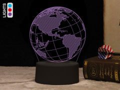 Λάμπα 3D Globe World - iTotal