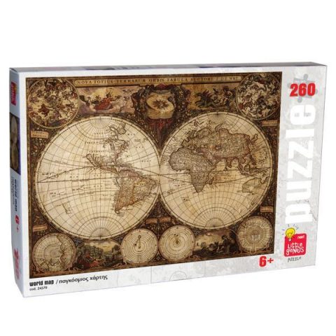 Puzzle Παγκόσμιος χάρτης 260τμχ