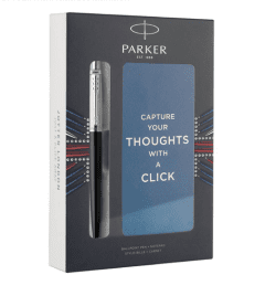 Jotter Core Μαύρο Στυλό με Notepad Parker