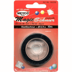 Κορδόνι ελαστικό μαύρο 0,90mmX10m Meyco
