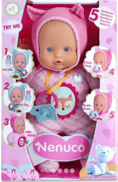 Κούκλα Nenuco soft με 5 λειτουργίες - Giochi Preziosi